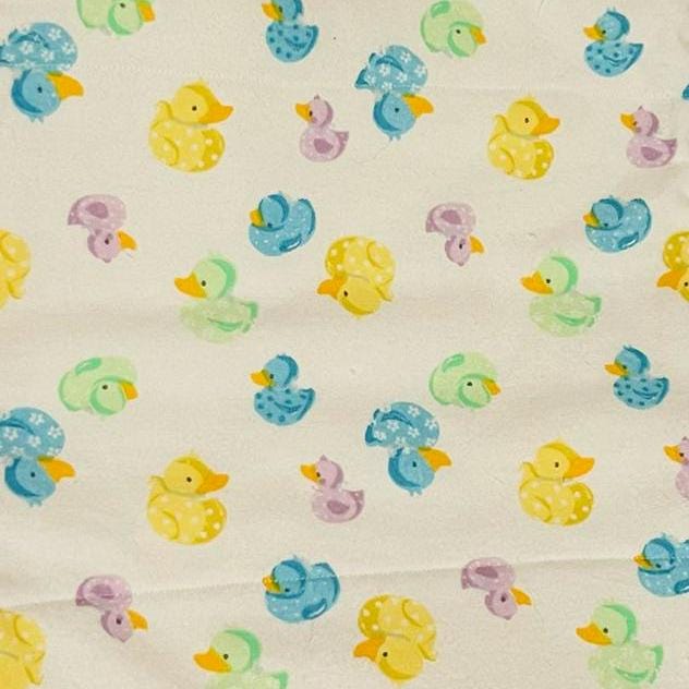Rubber Duck Terry & Soft Flannel Baby Burp Cloths | Perfect Baby Shower Gift | Practical Newborn Essentials new mom, order is for a single