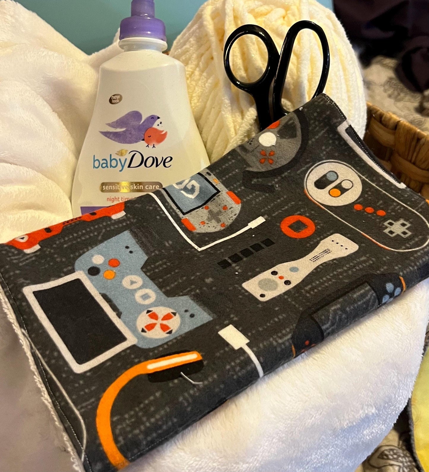 Absorbent Terry & Soft Flannel Baby Burp Cloths | Perfect Baby Shower Gift | Practical Newborn Essentials new mom. Order is for a single.