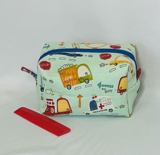 Safe sided storage bag, Ambulance, Fire truck, Police Car, Help is on the way. Great for travel.
